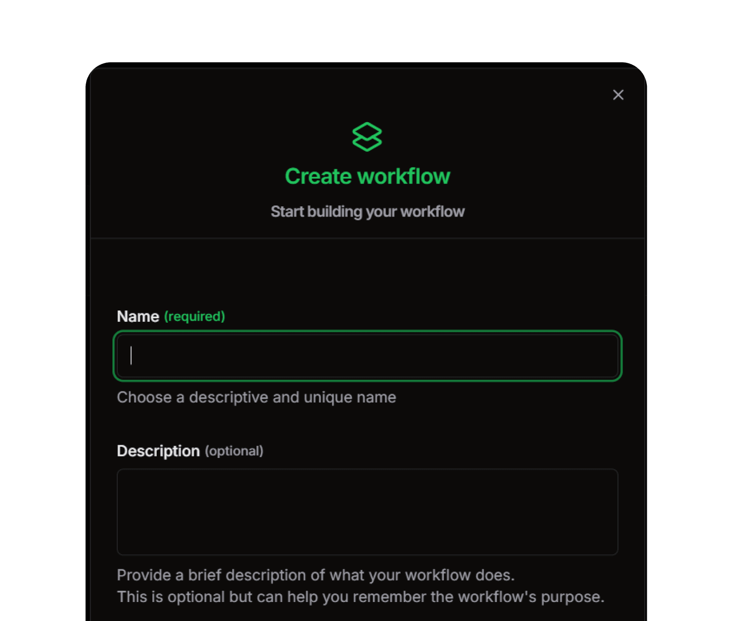 Visual Workflow Editor